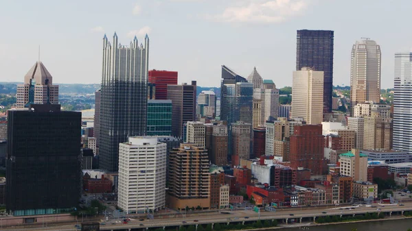 Panorama Pittsburgh Pennsylvania Během Dne — Stock fotografie