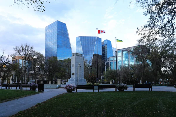 Regina, Canada city center view — стокове фото