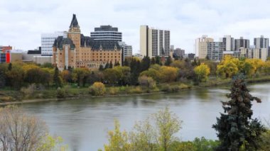 Saskatoon, Kanada 'nın 4k silueti