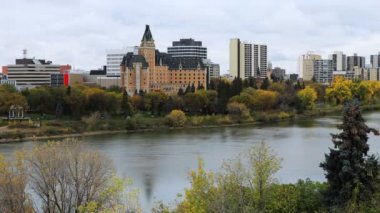 Saskatoon, Kanada şehir merkezi 4k 'nin zaman çizelgesi