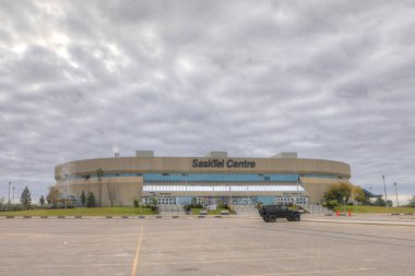Saskatoon 'daki Sasktel Merkezi, Saskatchewan, Kanada