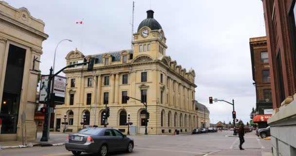 Moose Jaw Saskatchewan Canada September 2019 City Hall Moose Jaw — 图库视频影像