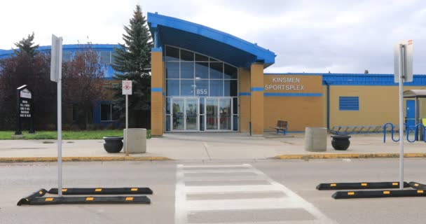 Moose Jaw Saskatchewan Kanada Září 2019 Kinsmen Sportsplex Moose Jaw — Stock video