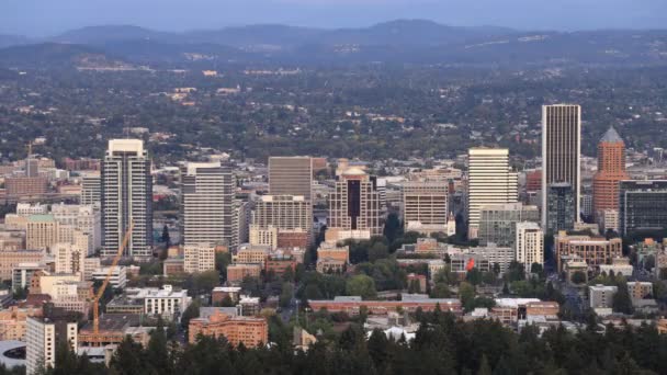 Pętla Czasowa Portland Oregon Stany Zjednoczone — Wideo stockowe