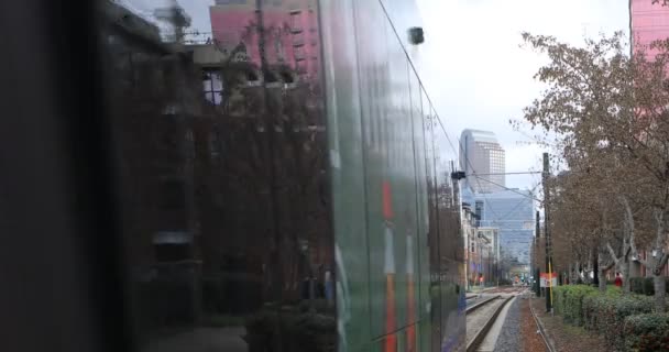 Charlotte Carolina Nord Statele Unite Ianuarie 2020 Rapid Transit Părăsește — Videoclip de stoc
