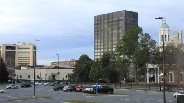 Timelapse Vista Del Paisaje Urbano Augusta Georgia — Vídeos de Stock