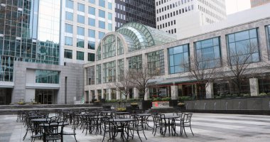 Street scene in downtown Charlotte, North Carolina