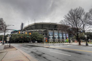 View of Bank of America Stadium in Charlotte, North Carolina