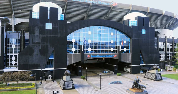 Pohled na stadion Bank of America v Charlotte, Severní Karolína — Stock fotografie