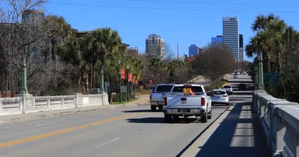 Columbia South Carolina Usa Januar 2020 Blick Auf Den Morgendlichen — Stockvideo