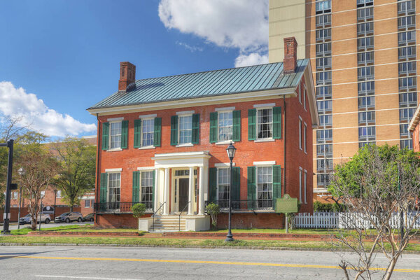 Augusta, Georgia/United States- January 7: The Boyhood home of Woodrow Wilson in Augusta, Georgia