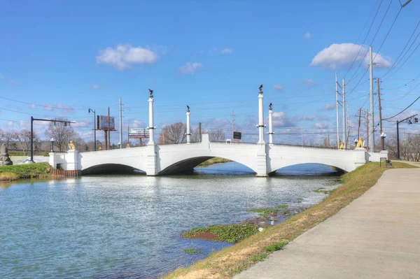 Augusta Georgia United States January Historic Butt Memorial Bridge Augusta ストック画像