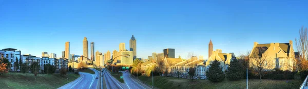 Panorama Atlanta Georgia Skyline Twilight — Stock Photo, Image