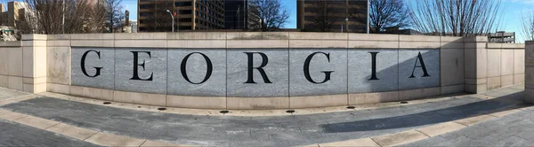 Atlanta Geórgia Estados Unidos Janeiro 2020 Panorama Liberty Plaza Atlanta — Fotografia de Stock