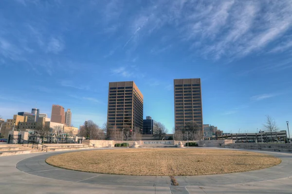 Atlanta Georgia Spojené Státy Americké Ledna 2020 Pohled Ulici Náměstí — Stock fotografie