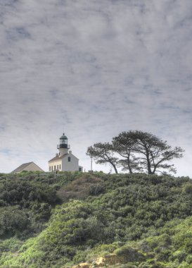 San Diego, Kaliforniya 'daki Eski Nokta Loma Deniz Feneri Dikey