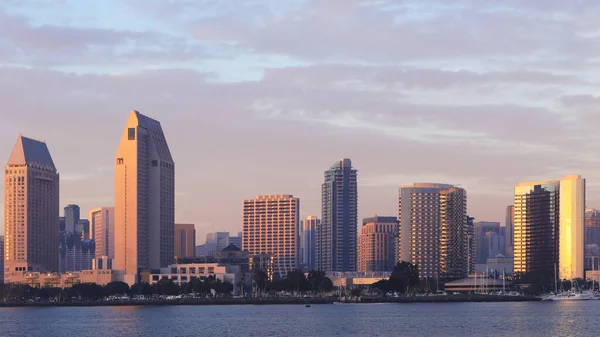 San Diego Kalifornien Skyline Der Dämmerung — Stockfoto