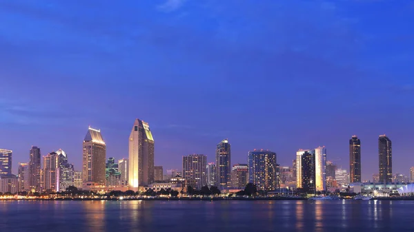 San Diego California Cityscape Seen Dark — Stock fotografie