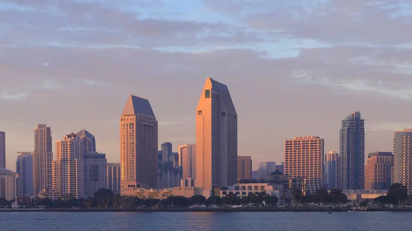 San Diego Kalifornisches Stadtzentrum Der Dämmerung — Stockfoto