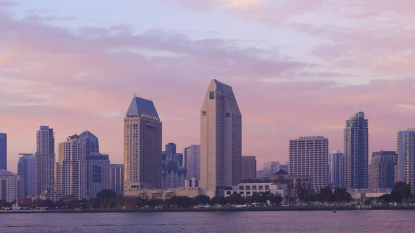 San Diego Kalifornisches Stadtzentrum Der Dämmerung — Stockfoto