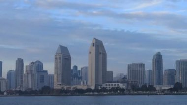 San Diego ufuk çizgisi 4K 'nin gündüz-gece zaman çizelgesi.