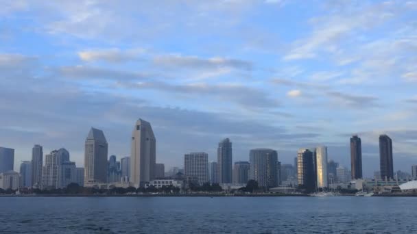 Dzień Nocy Timelapse San Diego Panoramy — Wideo stockowe