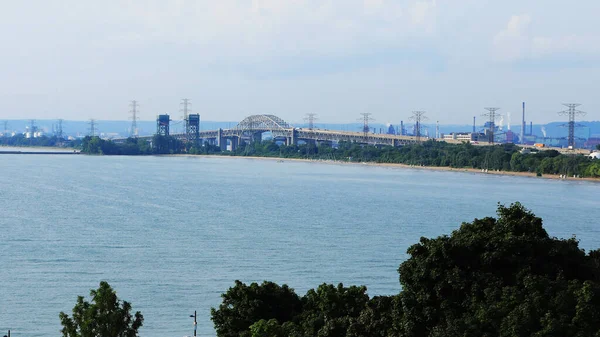 Utsikt Över Burlington Skyway Ontario Kanada — Stockfoto