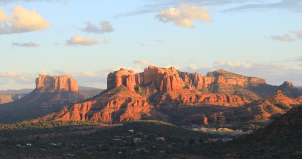 Cathedral Rock Άποψη Sedona Αριζόνα Ηνωμένες Πολιτείες — Αρχείο Βίντεο