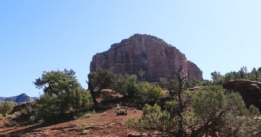 Sedona, Arizona 'daki Fay Trail sahnesi, ABD 4K