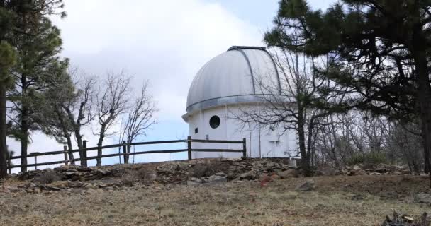 Обсерваторія Ловелла Флаґстаффі Штат Арізона — стокове відео