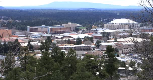 Flagstaff Arizona United States 4K的空中视图 — 图库视频影像