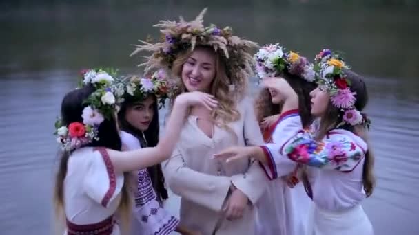 Vereshcucya Ukraina 2019 Narodowe Święto Narodowe Ivan Kupala Tradycyjne Święto — Wideo stockowe