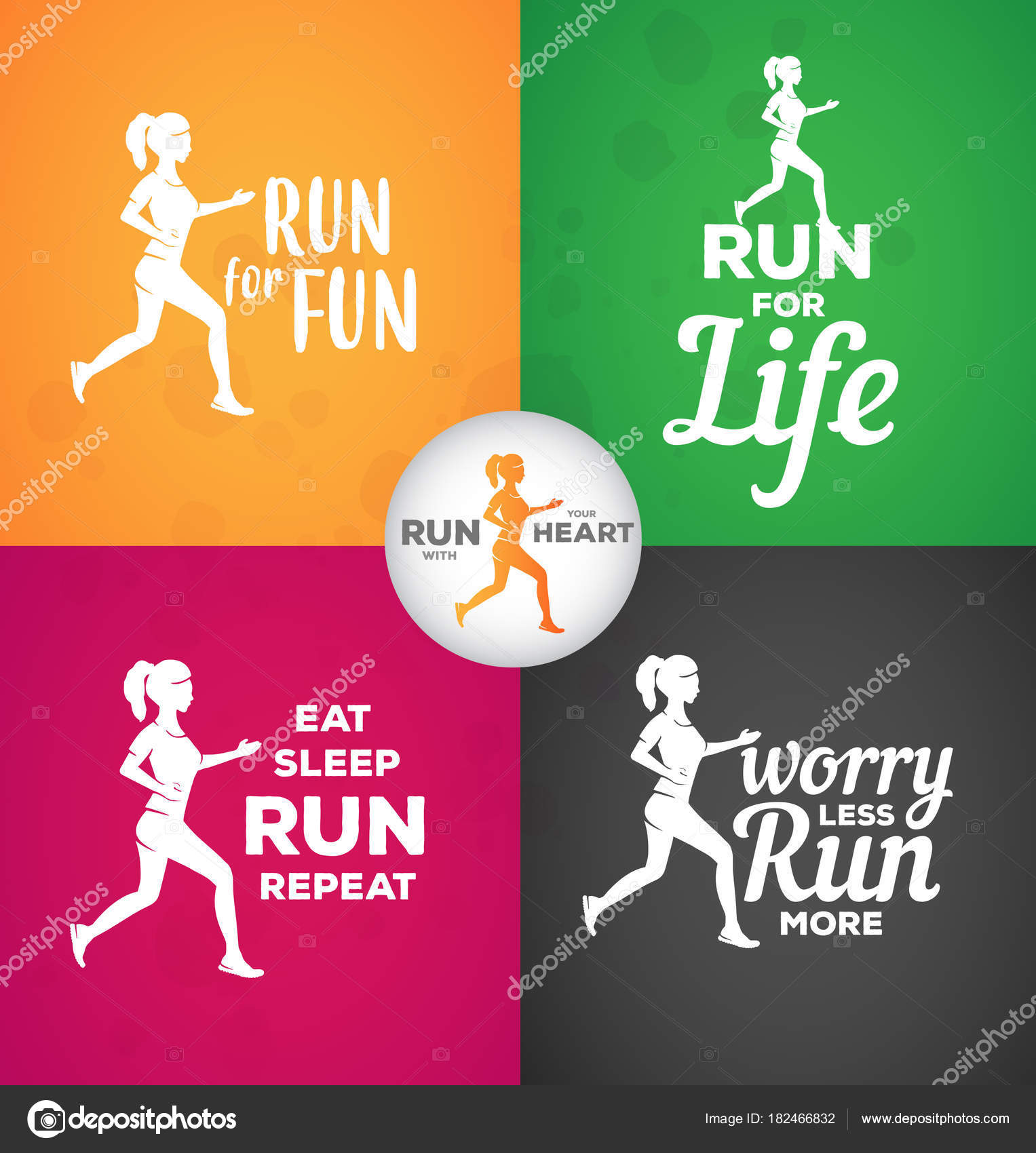 Sitater Fra Typografisk Motiverende Kjøring Med Runningsjournalistikk  stockvektor © butterfly_creative #182466832, image size:1527x1700