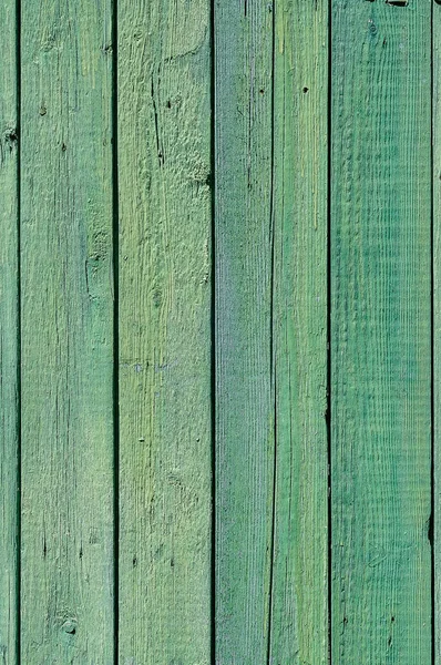 Doku ve arka plan yeşil eski ahşap çit