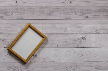 Fotoğraf üzerinde bir ışık, vintage ahşap arka plan için çerçeve