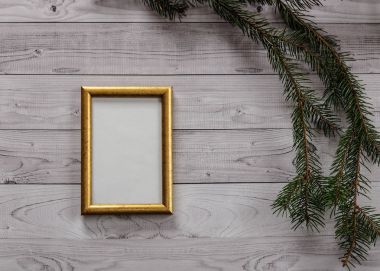 Fotoğraf üzerinde bir ışık, vintage ahşap arka plan için çerçeve