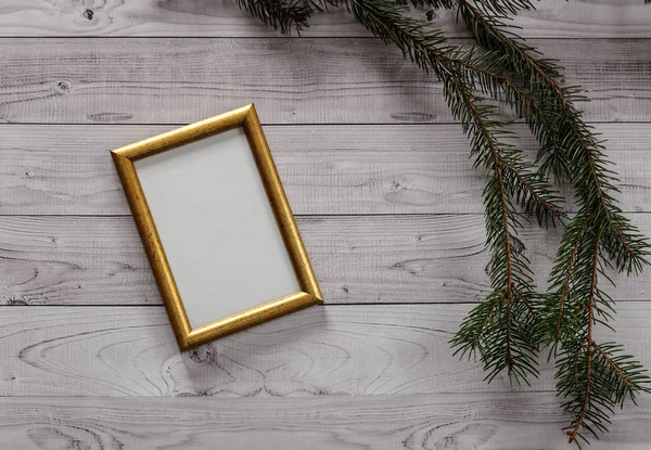 Fotoğraf üzerinde bir ışık, vintage ahşap arka plan için çerçeve