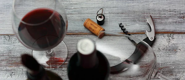 Spansk Rødvin Med Fruktig Smak Aroma Rubinrød Farge – stockfoto