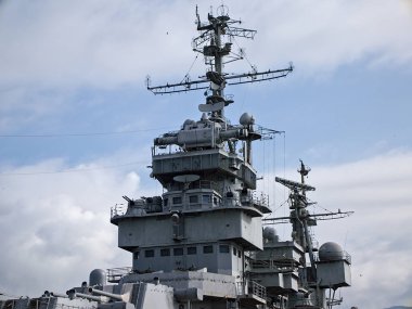 Ayrıntılar Sovyet kruvazör Mikhail Kutuzov, Novorossiysk, Rusya