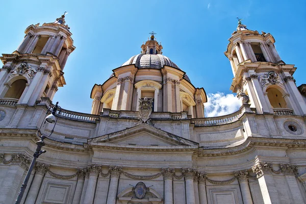 Sant'Agnese ใน Agone ในกรุงโรม อิตาลี รูปภาพสต็อก