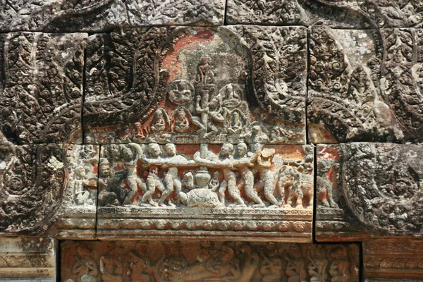 Verdunde Angkor Wat Preah Vihear Tempel Gedoopt Door Doop Van — Stockfoto