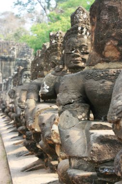 Angkor Wat heykeli, Khmer gülüşü