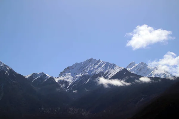 Nanjiabawa Una Las Diez Montañas Más Bellas China Está Escondida — Foto de Stock