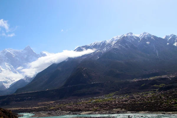 Nanjiabawa Una Las Diez Montañas Más Bellas China Está Escondida — Foto de Stock