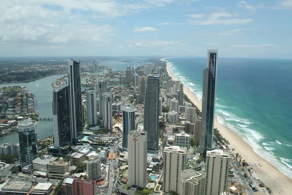 Stadtsilhouette der Goldküste, Australien — Stockfoto