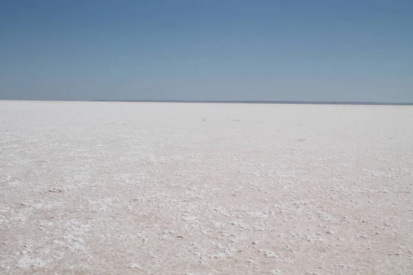 Dél-Ausztráliában kipróbáltam a sós tavat. — Stock Fotó
