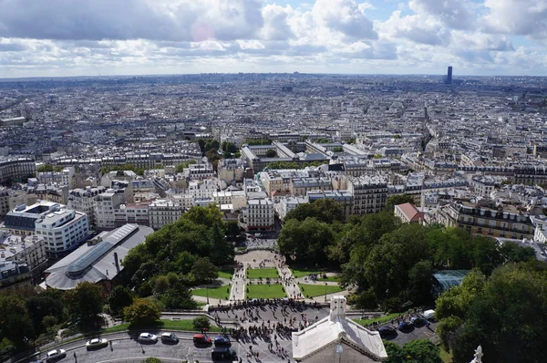Uitzicht vanaf de Montmartre — Stockfoto