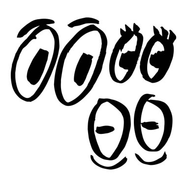 Çizilmiş mürekkep koleksiyonu