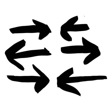 Çizilmiş mürekkep koleksiyonu