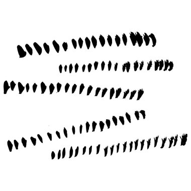 Çizilmiş mürekkep koleksiyonu